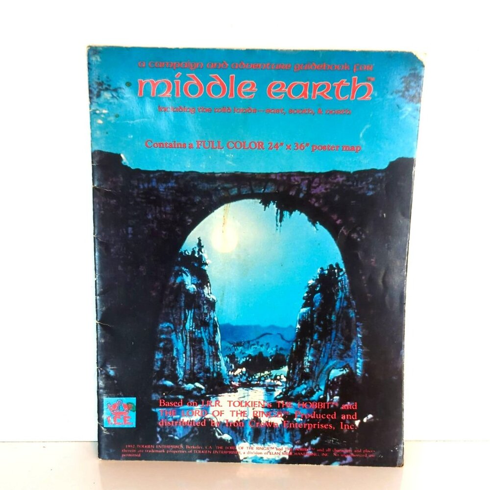 ICE MERP 1st Ed Campaign and Adventure Guidebook for Middle Earth No Map